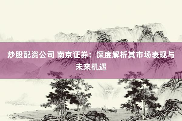 炒股配资公司 南京证券：深度解析其市场表现与未来机遇